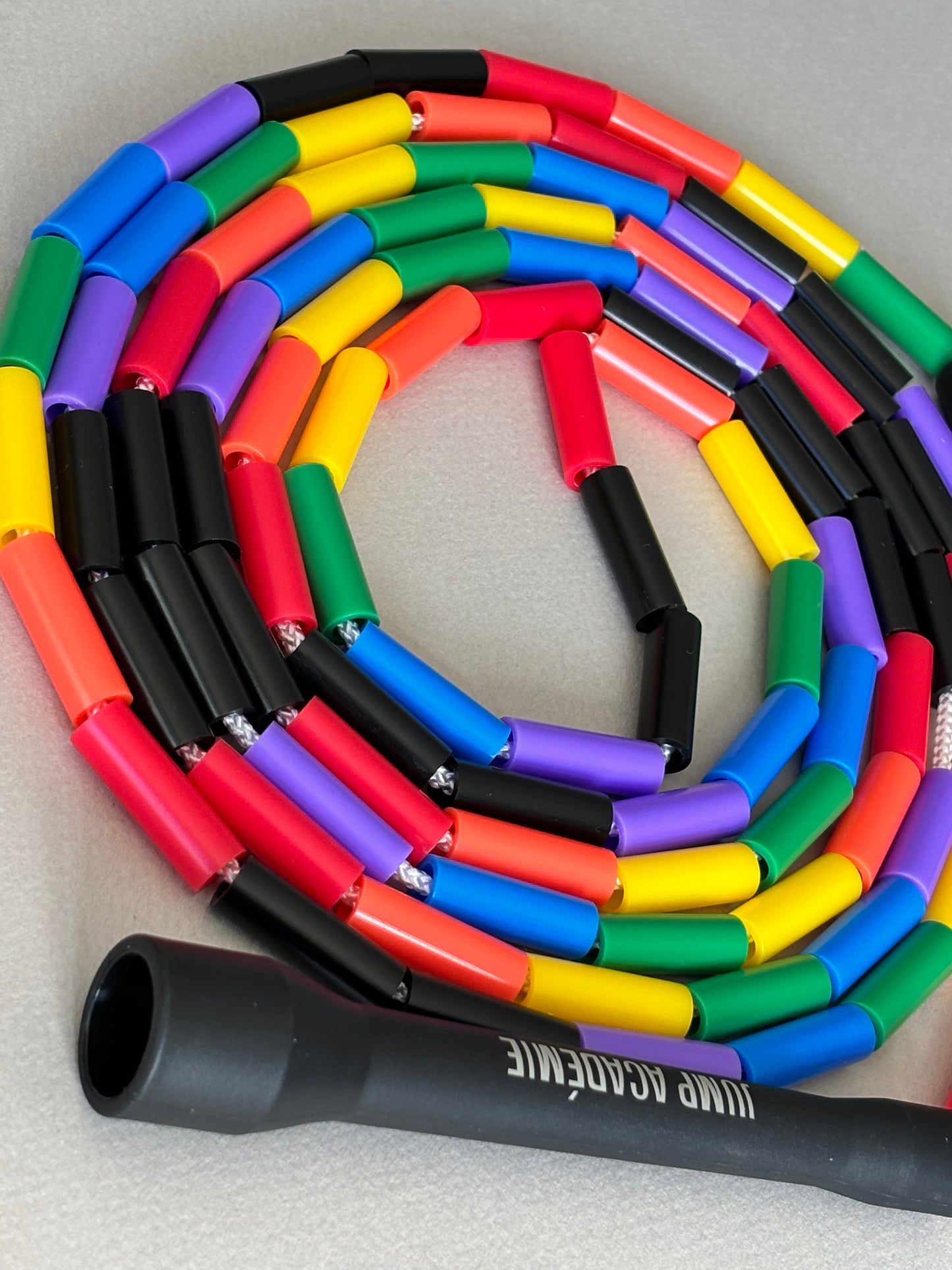 Corde perlée Modele RAINBOWBLACK