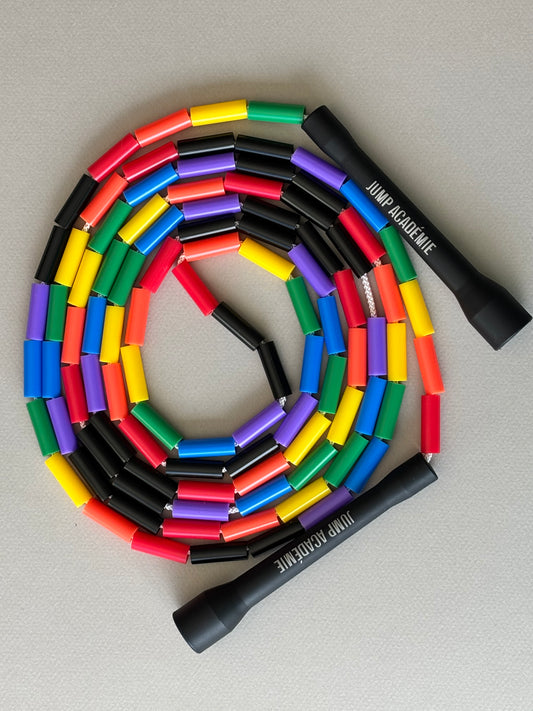 Corde perlée Modele RAINBOWBLACK