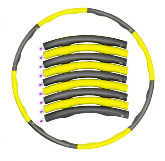 Hula Hoop Fitness Jumpia 1,1 kg – Gris & Jaune